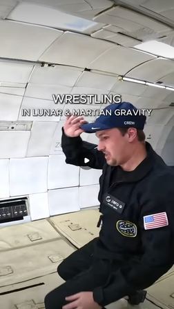 Wrestling in lunar and Martian gravity
